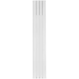 Радиатор алюминиевый STOUT Sebino 2000 4 секции универсальное подключение (белый ), SRA-1120-200004