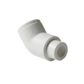 Угольник Pro Aqua d= 25 PP-R 45 градусов переходной Н-В Белый, PA13810