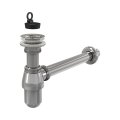 AlcaPlast A437 AlcaPlast Сифон для умывальника DN32 с донным клапаном 5/4 , металл