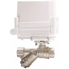 Кран с электроприводом ШЭП GIDROLOCK Professional 220V Bugatti 1/2 дюйма BS с фильтром