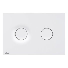 Кнопка управления AlcaPlast для скрытых систем инсталляции белый матовый, M1976