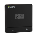 Проводной Терморегулятор ENGO Controls, накладной, на батарейках, черный