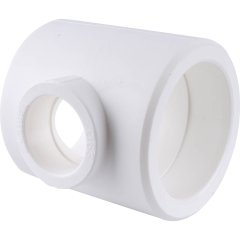 Тройник переходной Kalde 110х63х110 для полипропиленовых труб под сварку (цвет белый)