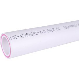 Труба полипропиленовая армированная Политэк d=25х3,5 (PN 20) (стекловолокно) (цвет белый), 9200025035