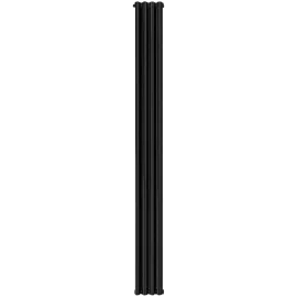 Радиатор алюминиевый STOUT Anteprima 2000 4 секции универсальное подключение (черный), SRA-3120-20000704