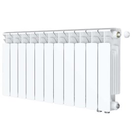 Радиатор биметаллический RIFAR BASE VENTIL 350 BVR 11 секций нижнее правое подключение (белый RAL 9016)