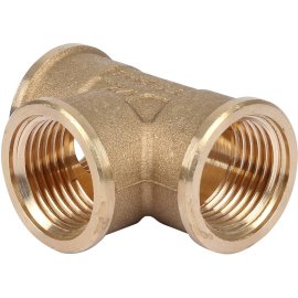 Тройник TIEMME ВВ 1/2 для стальных труб резьбовой, 1500003