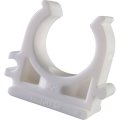 Крепление Политэк d=20 для полипропиленовых труб под сварку (цвет белый), 9000000020