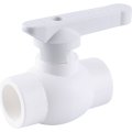 Кран шаровой Kalde d=25 для полипропиленовых труб под штукатурку (цвет белый), 3242-vlb-250002
