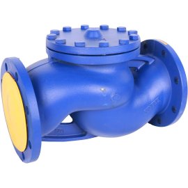 Клапан обратный подъемный ZETKAMA 287A Ду150 Ру16 фланцевый из чугуна, 287A150C31