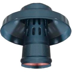 Оголовок с ветрозащитой традиционный ROMMER D80 (алюминий) ЧЕРНЫЙ