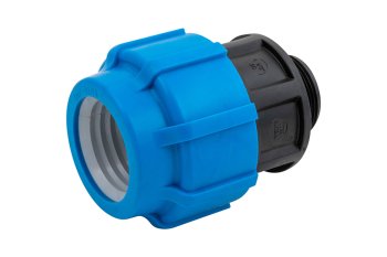 50030050 Политэк Муфта ПНД переходная с наружной резьбой 50 х 1 1/2 ТПК-АКВА