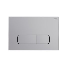 Панель смыва РЕХАУ NOVA ELLIPSE 001 с овальными клавишами, пластик, серебристый, матовый, 19102121001