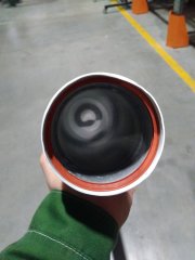 Уцененный товар (замятие): *SCA-0080-002000 STOUT Элемент дымохода DN80 труба 2000 мм п/м