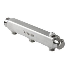 Коллектор из нержавеющей стали с межосевым расстоянием 100 мм Pro Aqua 3 выхода, 280 мм, 1 x 1/2