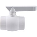 Кран шаровой Kalde d=50 для полипропиленовых труб под сварку (цвет белый), 3242-vlb-500003