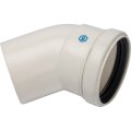 Элемент дымохода STOUT конденсац. угол 45° DN80 м/п PP-FE, SCA-8080-000045