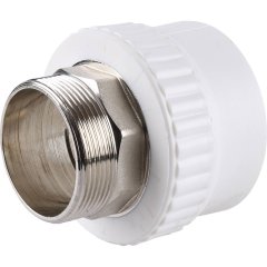 Муфта комбинированная Kalde под шестигранник (наруж. резьба, 63x2 ) для полипропиленовых труб под сварку