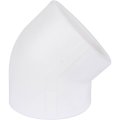 Угольник Kalde d=50 45* для полипропиленовых труб под сварку (цвет белый)