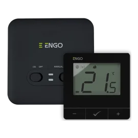 Беспроводной Терморегулятор ENGO Controls E20i-B Wi-Fi, на батарейках, черный