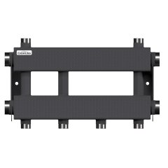 Модульный коллектор GIDRUSS MK-150-2x25 (до 150 кВт, 2 магистр. подкл. G 1, 2 контура G 1 вверх или вниз)