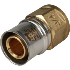Переходник STOUT с внутренней резьбой 3/4 х26 для металлопластиковых труб прессовой, SFP-0002-003426