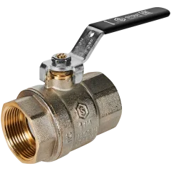 Кран шаровой полнопроходной STOUT ВР/ВР ручка рычаг 1 1/4