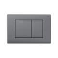Панель смыва РЕХАУ NOVA QUAD 001 с прямоугольными клавишами, пластик, графитовый, матовый, 19102041001