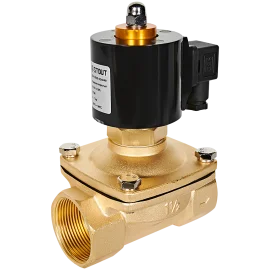 Клапан соленоидный (электромагнитный) STOUT прямого действия НО 24В G1 1/2 SSV-0020-024040
