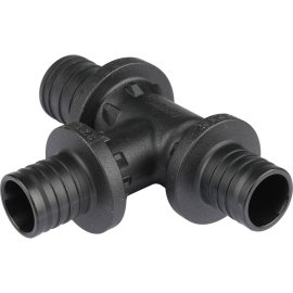 Тройник с уменьшенным боковым и торцевым проходом РЕХАУ RAUTITAN 25-20-20 PX для труб из сшитого полиэтилена аксиальный, 11600851001