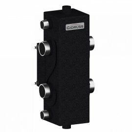 Гидравлический разделитель GIDRUSS GR-100-32 (до 100 кВт, G 1 1/4, корпус 100х100х3 ст. 09Г2С), 11 00100 05