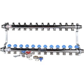 Распределительный коллектор РЕХАУ HKV на 12 контуров (нерж .сталь)