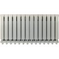 Радиатор алюминиевый Global ISEO 500 14 секций боковое подключение (белый RAL 9010), IS05001014