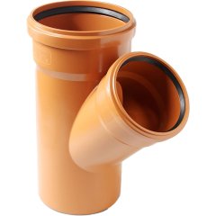Тройник для наружной канализации Pro Aqua Terra D200x160/45 PP, PPH700201645