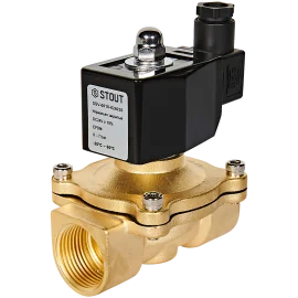 STOUT Клапан соленоидный (электромагнитный) прямого действия НЗ 24В G1 SSV-0010-024025