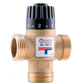 3-ходовой термостатический клапан BARBERI НР 1 30-65 гр. цельсия KV 3,5 11