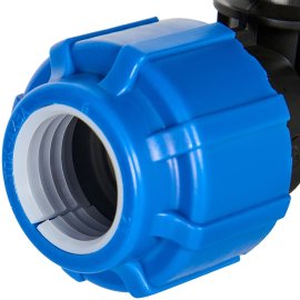 Отвод ПНД Политэк с наружной резьбой 25х3/4 ТПК-АКВА, 50012534