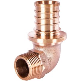 Угольник-переходник РЕХАУ RAUTITAN с наружной резьбой 32-R 3/4 RX+ для труб из сшитого полиэтилена аксиальный, 14563511001