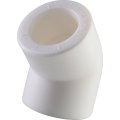 Угольник Политэк d=20 45* для полипропиленовых труб под сварку (цвет белый), 9400002045