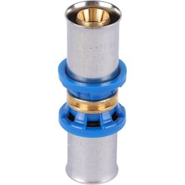 Муфта APE соединительная равнопроходная 16х16 для металлопластиковых труб прессовой, ARL1200110