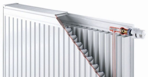 Стальной панельный радиатор Kermi Profil-K FK O 12/500/1100 белый боковое подключение RAL 9016