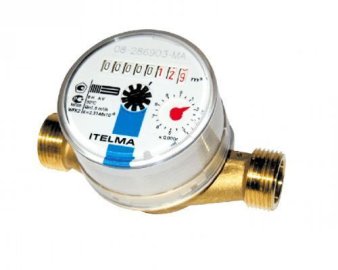 Счетчик холодной воды ITELMA (Ду=15мм, L=110мм, Qном=1,5 м3/ч), WFK20.D110-0-R-L-0-IP54