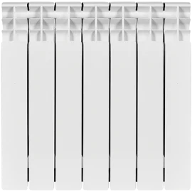 Радиатор биметаллический STOUT TITAN 500 7 секций боковое подключение (белый RAL 9016), SRB-3310-050007