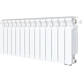 Радиатор биметаллический RIFAR MONOLIT VENTIL 350 MVR 14 секций нижнее правое подключение (белый RAL 9016), 3RM35.VR-14