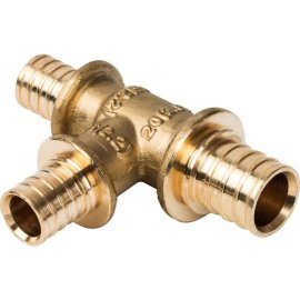 Тройник переходной STOUT 20x16x16 для труб из сшитого полиэтилена аксиальный, SFA-0014-201616