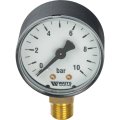 Манометр радиальный WATTS 50мм 1/4 давление 10 бар