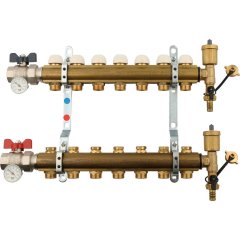 Коллектор в сборе на 7 выходов TIEMME 1х3/4 ЕК