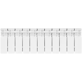 Радиатор биметаллический STOUT TITAN 200 11 секций боковое подключение (белый RAL 9016), SRB-3310-020011