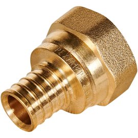 Переходник с накидной гайкой ROMMER 16xG 1/2 для труб из сшитого полиэтилена аксиальный, RFA-0019-001612