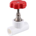 Вентиль Kalde d=40 для полипропиленовых труб под сварку (цвет белый), 3242-vlf-400000